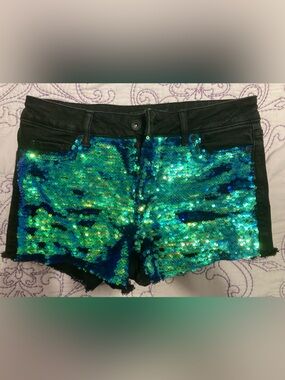Sequin shorts - size 5